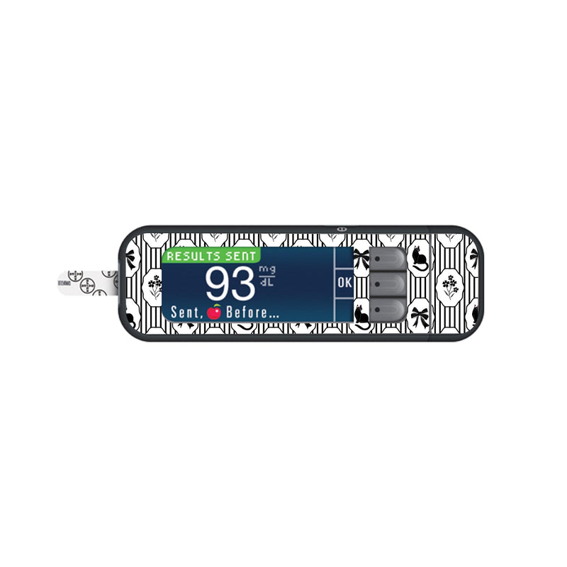 Midnight Cat Bayer Contour Next Glucometer Sticker - Pump Peelz Midnight Cat Bayer Contour Next Glucometer Sticker - Pump Peelz