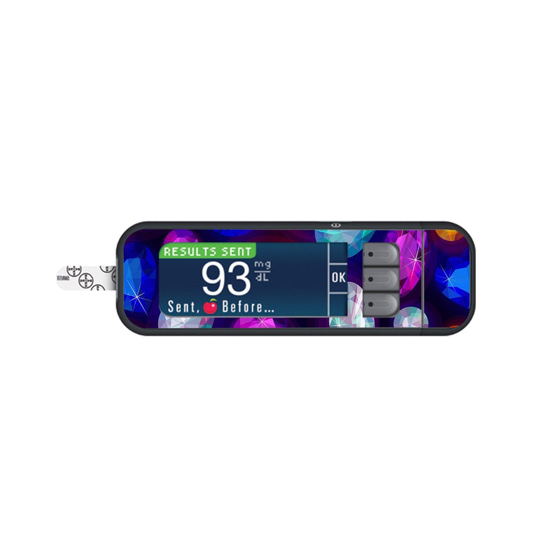Bejeweled Sticker for Bayer Contour Next Glucometer Bejeweled Sticker for Bayer Contour Next Glucometer