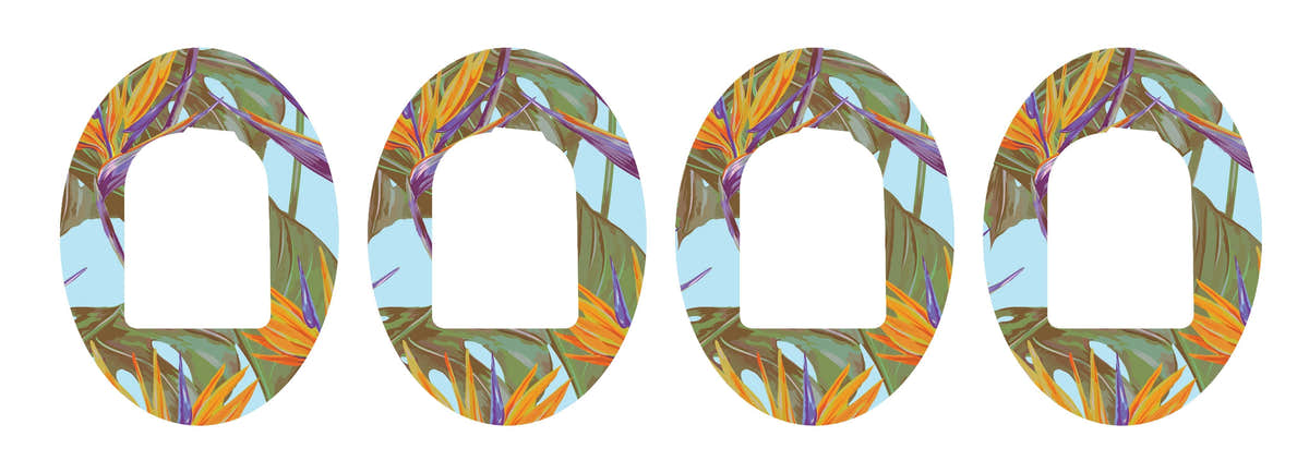 Birds of Paradise Pod Patch Tape - Pump Peelz Birds of Paradise Pod Patch Tape - Pump Peelz