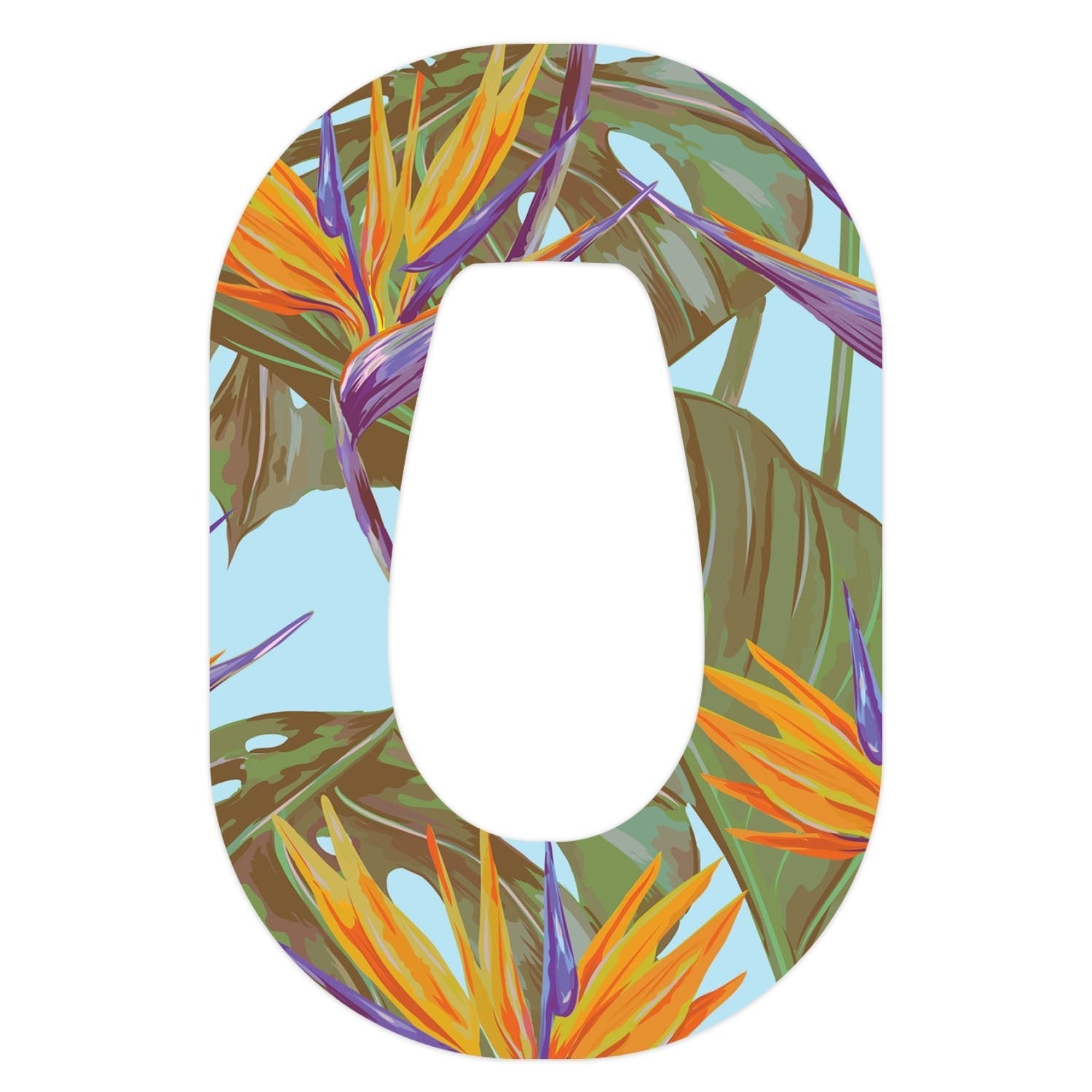 Birds of Paradise Dexcom G6 Patch Tape - Pump Peelz Birds of Paradise Dexcom G6 Patch Tape - Pump Peelz