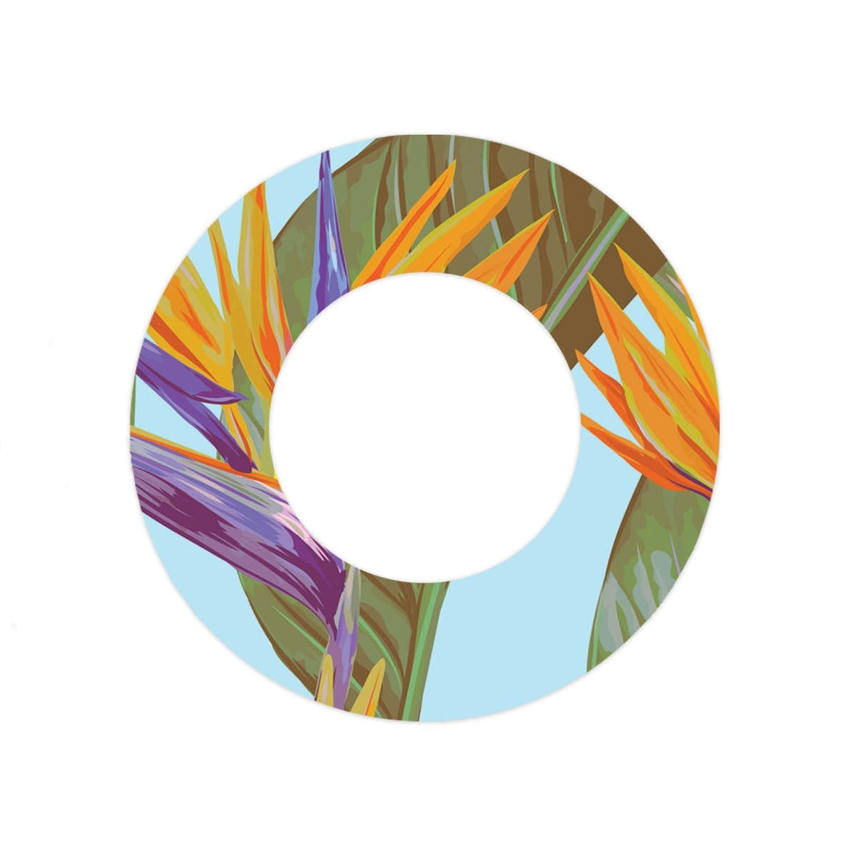 Birds of Paradise Patch Tape Designed for the FreeStyle Libre 2 Birds of Paradise Patch Tape Designed for the FreeStyle Libre 2
