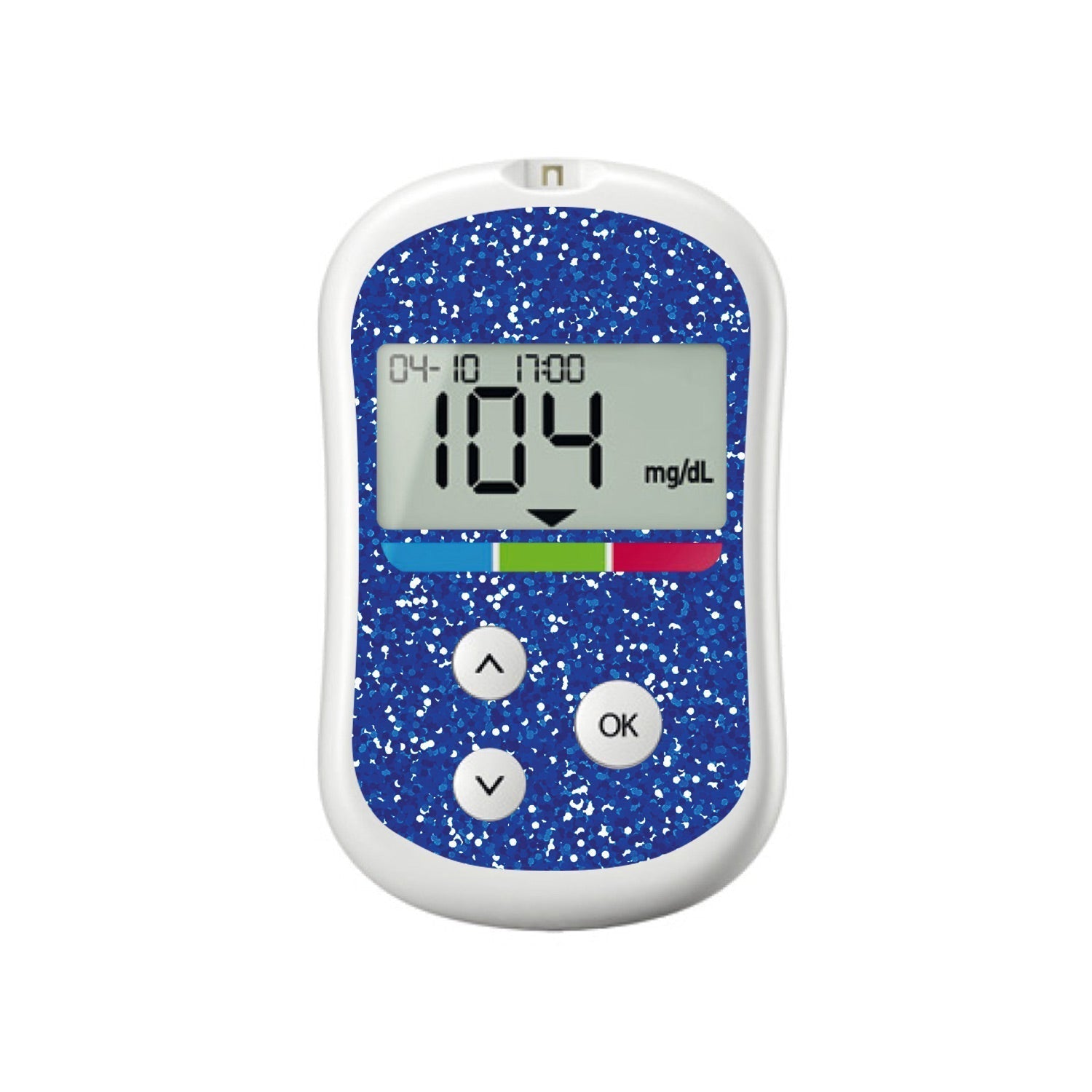 Blue Confetti for OneTouch Verio Flex Glucometer Blue Confetti for OneTouch Verio Flex Glucometer
