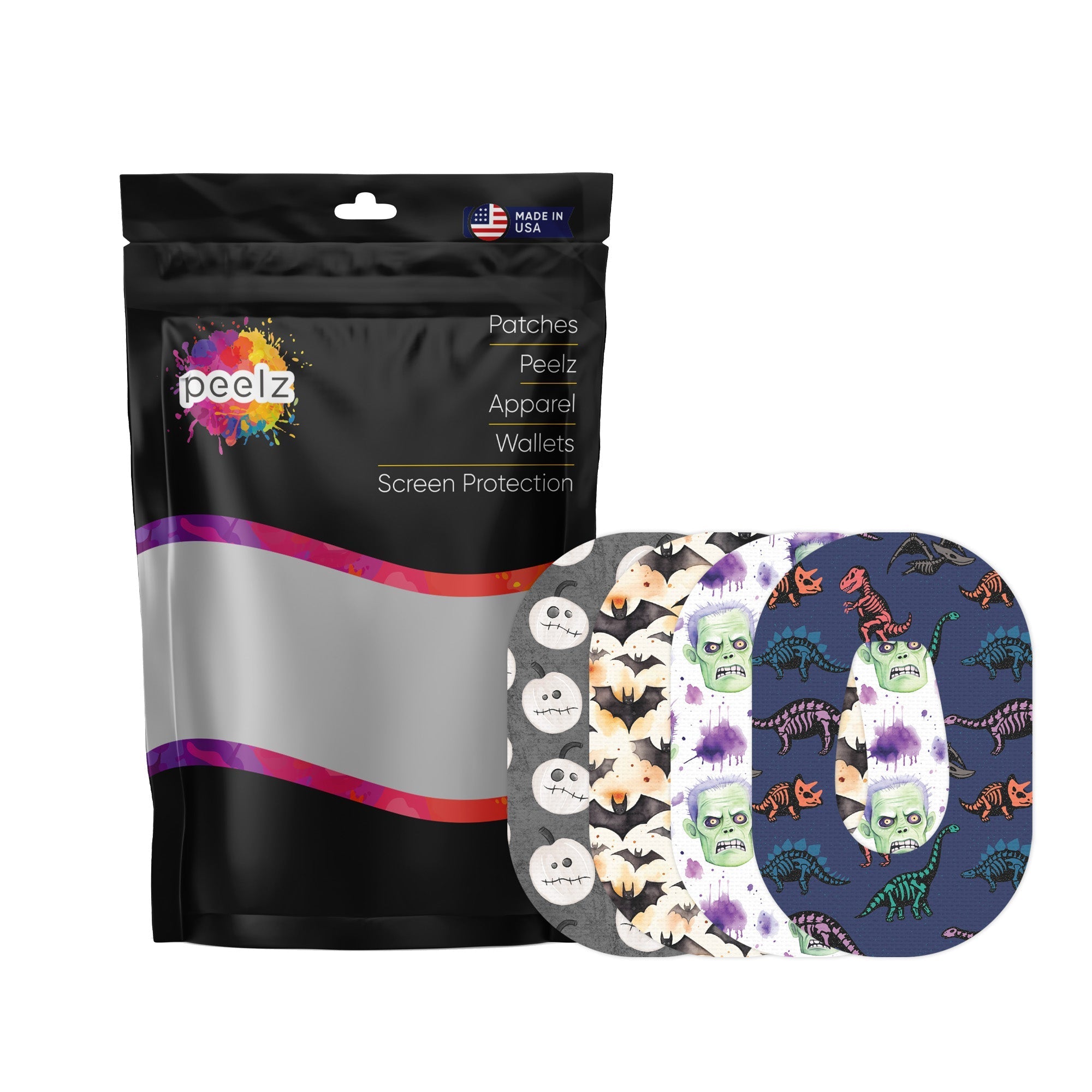 Girls Halloween Variety Dexcom G6 Patch Tape - Pump Peelz Girls Halloween Variety Dexcom G6 Patch Tape - Pump Peelz