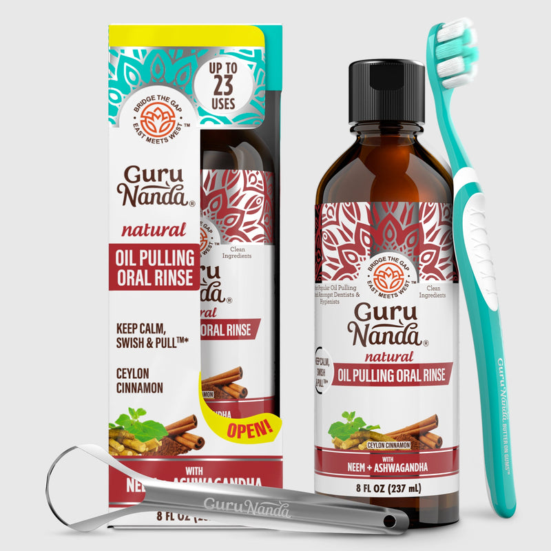 Cinnamon & Coconut Oil Pulling with Neem & Ashwagandha Cinnamon & Coconut Oil Pulling with Neem & Ashwagandha
