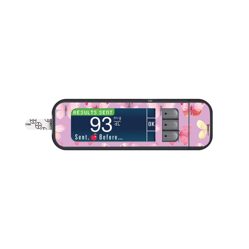 Butterflies Sticker for Bayer Contour Next Glucometer Butterflies Sticker for Bayer Contour Next Glucometer