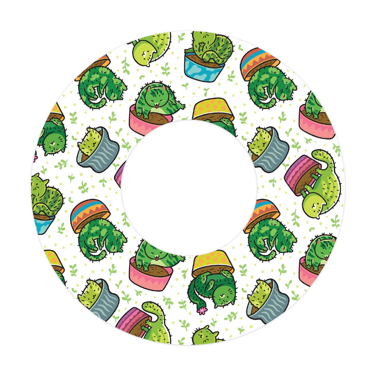 Cactus Cat for Patch Freestyle Libre and Universal Infusion Set Tape Cactus Cat for Patch Freestyle Libre and Universal Infusion Set Tape