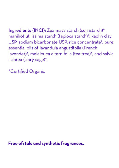 Calming™ Organic (Talc-Free) Powder Calming™ Organic (Talc-Free) Powder
