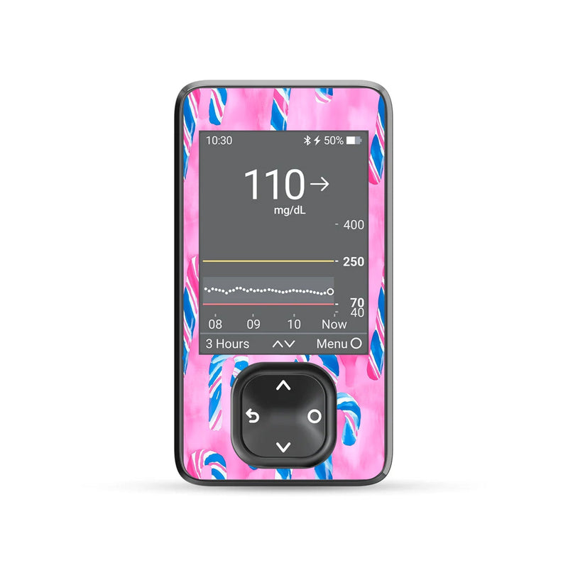 Candy Canes Sticker for DEXCOM G7 and G6 Touchscreen Receiver Candy Canes Sticker for DEXCOM G7 and G6 Touchscreen Receiver