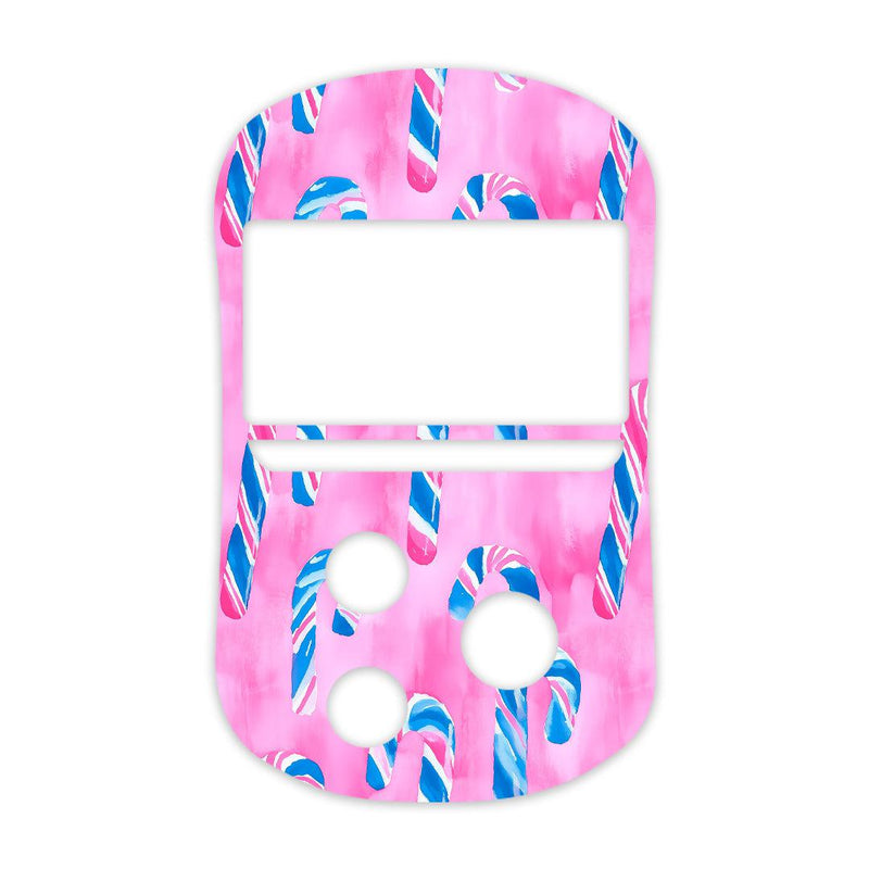 Candy Canes Sticker for OneTouch Verio Flex Glucometer Candy Canes Sticker for OneTouch Verio Flex Glucometer