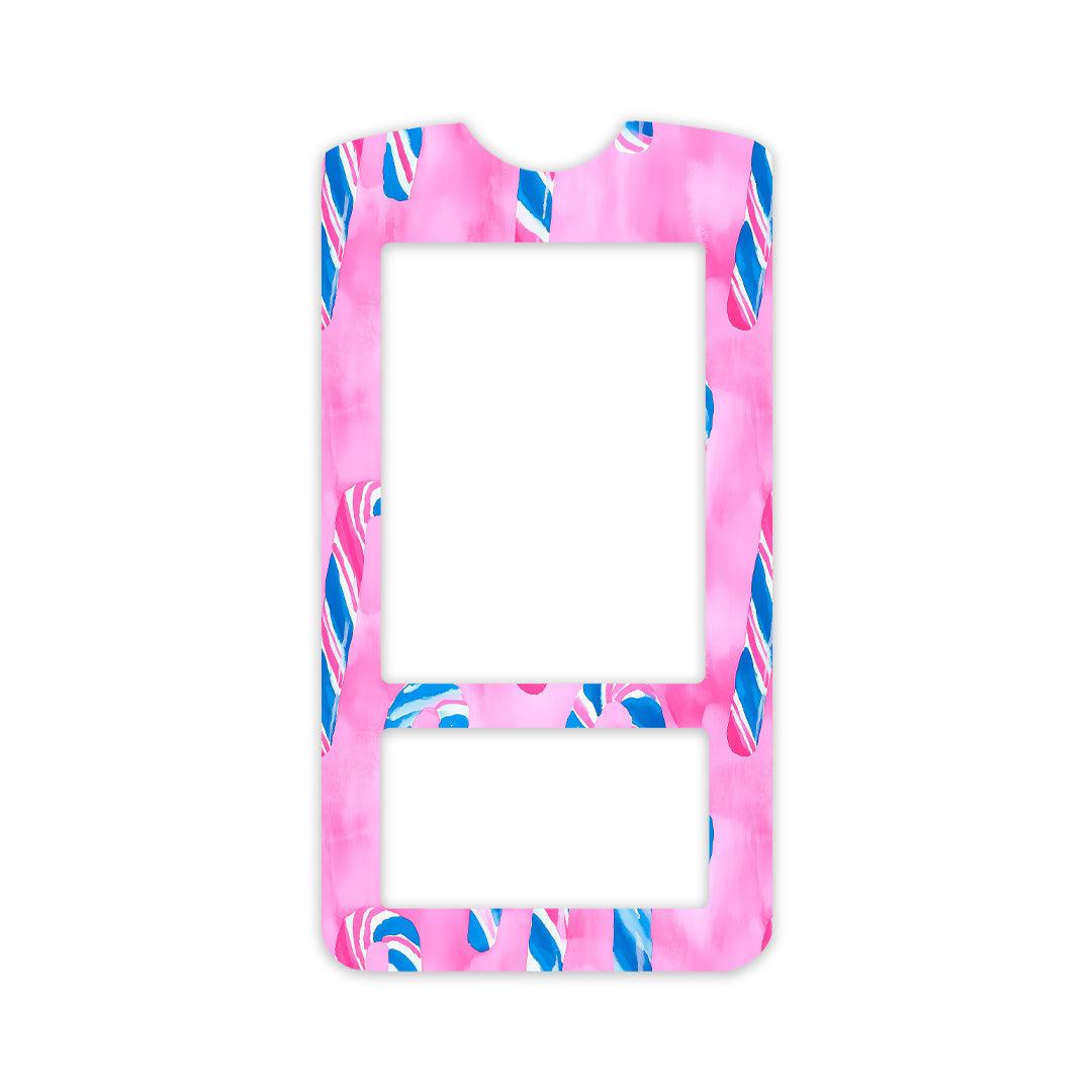 Candy Canes Sticker for OneTouch Verio IQ Glucometer Candy Canes Sticker for OneTouch Verio IQ Glucometer