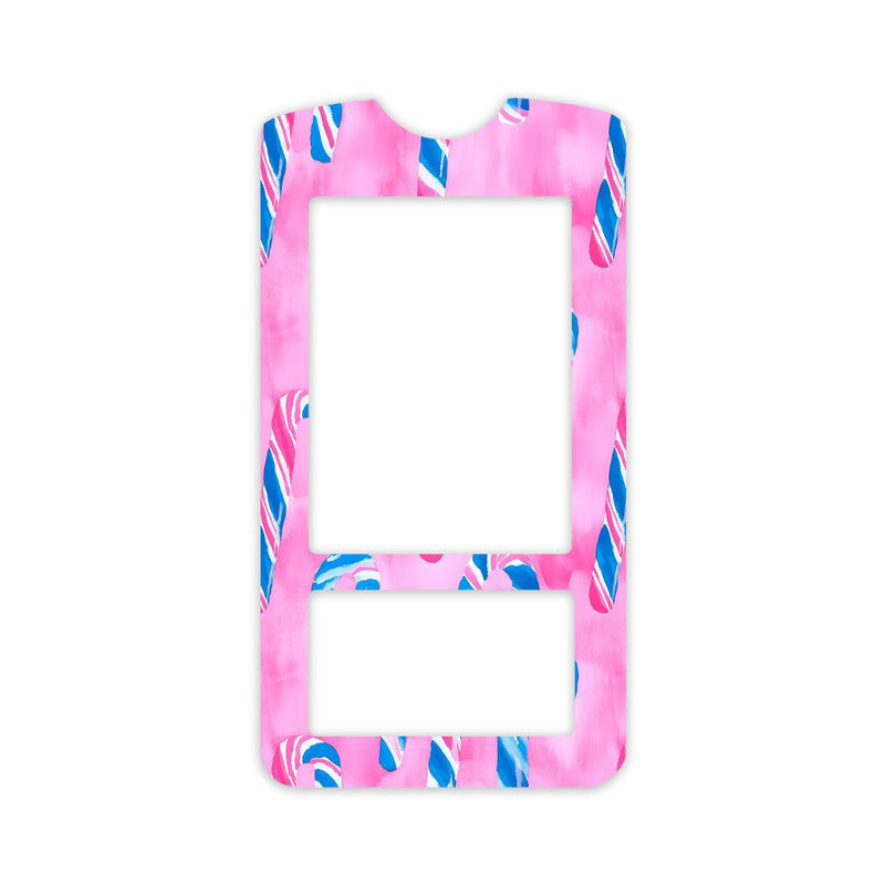 Candy Canes Sticker for OneTouch Verio IQ Glucometer Candy Canes Sticker for OneTouch Verio IQ Glucometer