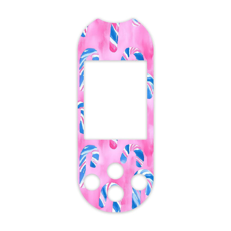 Candy Canes Sticker for OneTouch Verio Reflect Glucometer Candy Canes Sticker for OneTouch Verio Reflect Glucometer