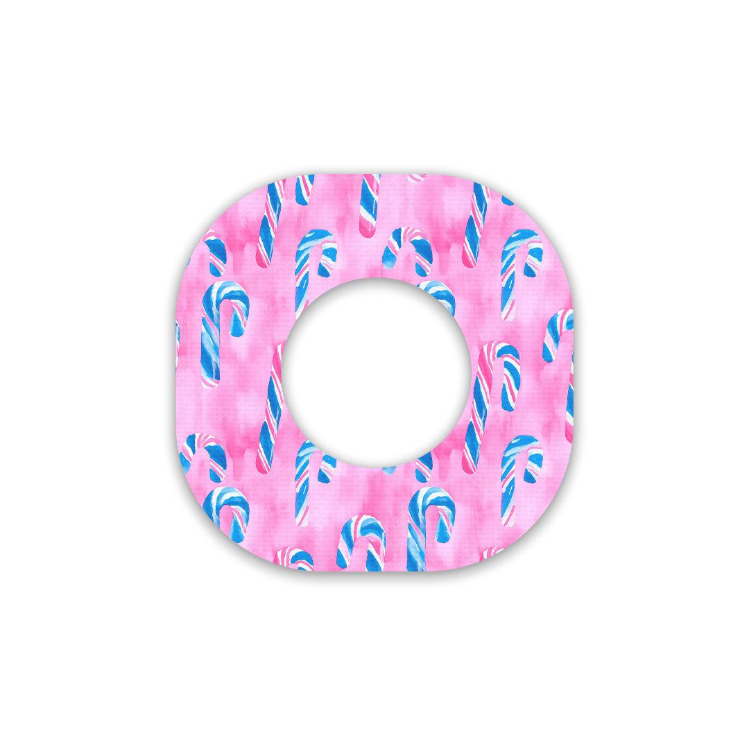 Candy Canes Dexcom G7 and Stelo Patch Tape - Pump Peelz Candy Canes Dexcom G7 and Stelo Patch Tape - Pump Peelz