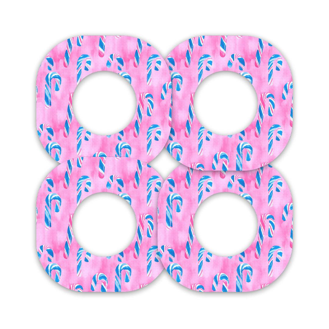 Candy Canes Dexcom G7 and Stelo Patch Tape - Pump Peelz Candy Canes Dexcom G7 and Stelo Patch Tape - Pump Peelz