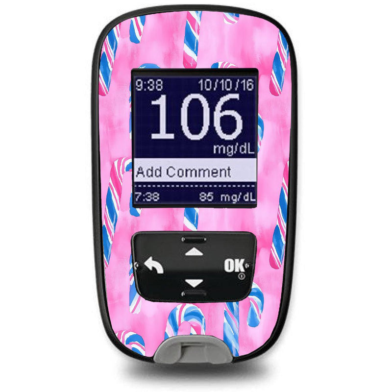 Candy Canes Sticker for the Accu-Chek Guide Glucometer Candy Canes Sticker for the Accu-Chek Guide Glucometer