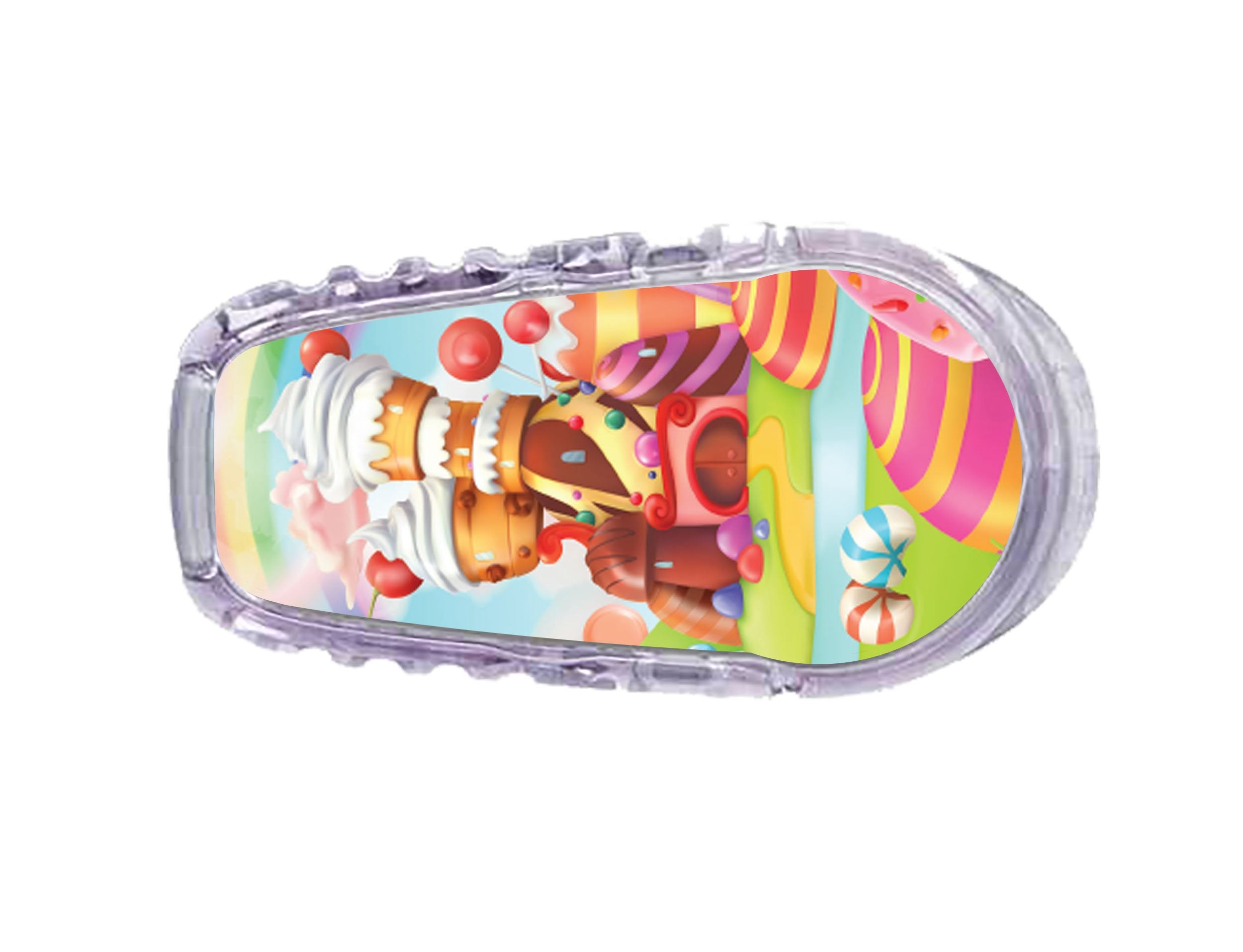 Candy Castle Sticker Designed for the DEXCOM Transmitter Candy Castle Sticker Designed for the DEXCOM Transmitter