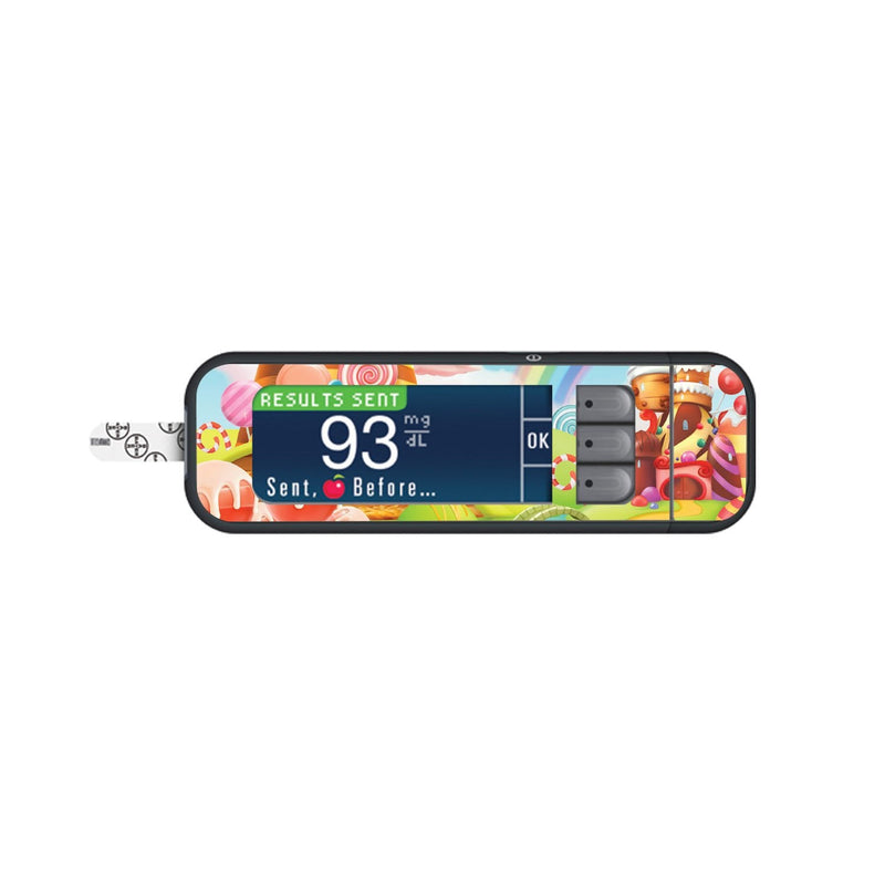 Candy Castle Sticker for Bayer Contour Next Glucometer Candy Castle Sticker for Bayer Contour Next Glucometer