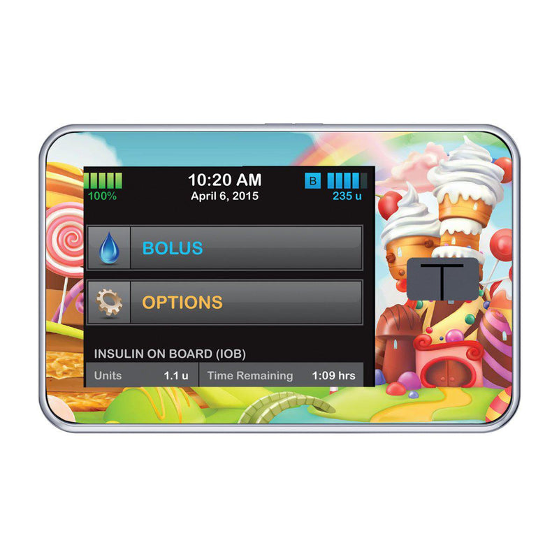 Candy Castle Sticker for Tandem t:slim Candy Castle Sticker for Tandem t:slim