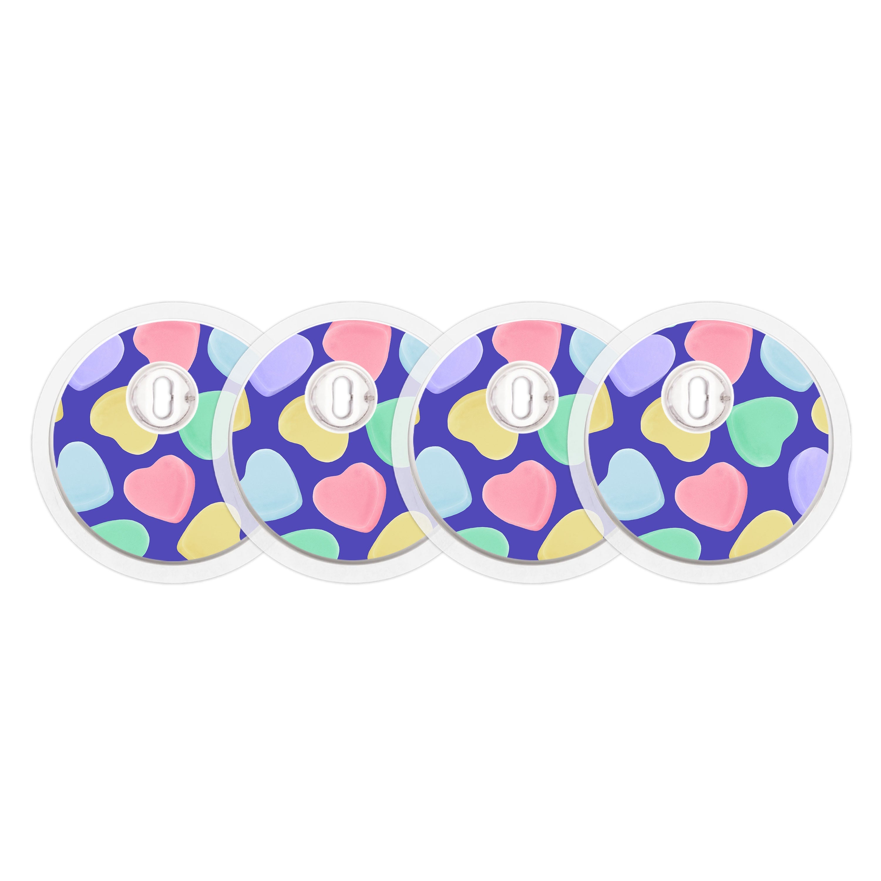 Candy Hearts Sticker Designed for the FreeStyle Libre 3 Plus & Lingo Sensor Candy Hearts Sticker Designed for the FreeStyle Libre 3 Plus & Lingo Sensor