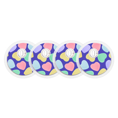 Candy Hearts Sticker Designed for the FreeStyle Libre 3 Plus & Lingo Sensor Candy Hearts Sticker Designed for the FreeStyle Libre 3 Plus & Lingo Sensor