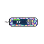 Candy Hearts Sticker for Bayer Contour Next Glucometer Candy Hearts Sticker for Bayer Contour Next Glucometer