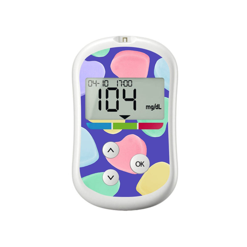 Candy Hearts for OneTouch Verio Flex Glucometer Candy Hearts for OneTouch Verio Flex Glucometer