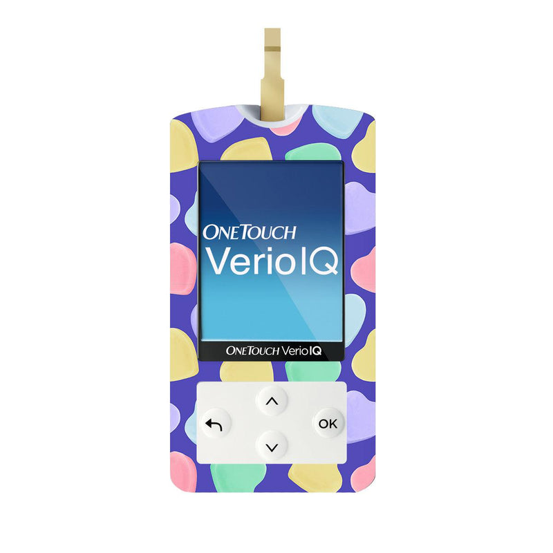 Candy Hearts for OneTouch Verio IQ Glucometer Candy Hearts for OneTouch Verio IQ Glucometer