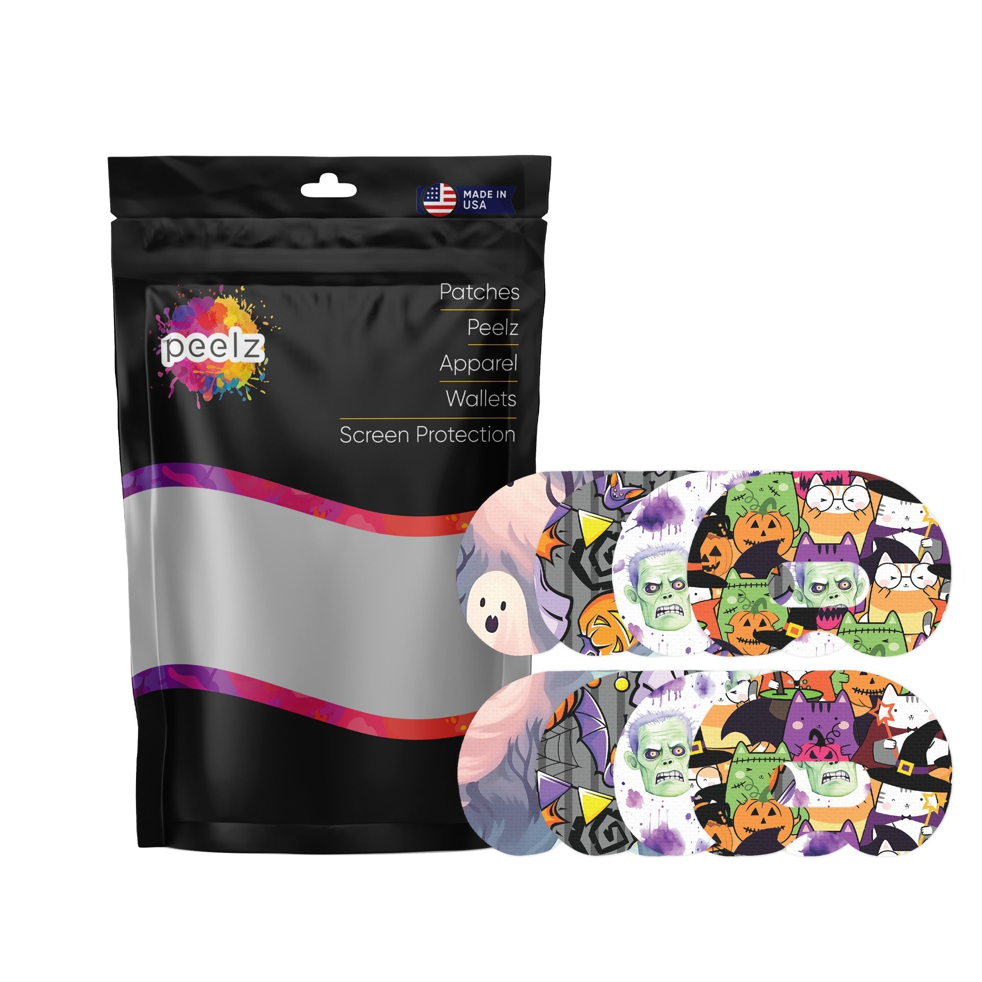 Cartoon Halloween Variety Medtronic Guardian Connect Patch Tape - Pump Peelz Cartoon Halloween Variety Medtronic Guardian Connect Patch Tape - Pump Peelz