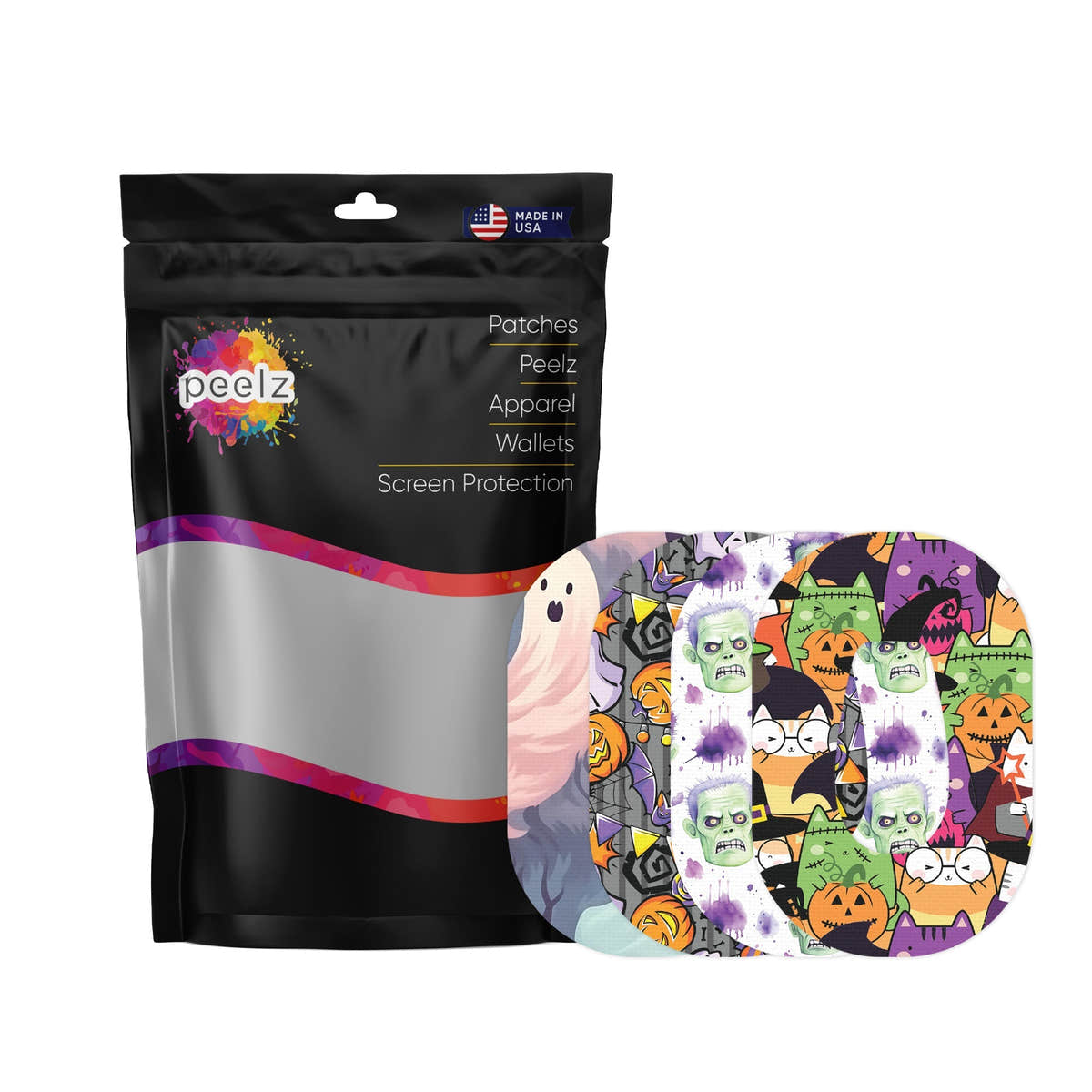 Cartoon Halloween Variety Dexcom G6 Patch Tape - Pump Peelz Cartoon Halloween Variety Dexcom G6 Patch Tape - Pump Peelz