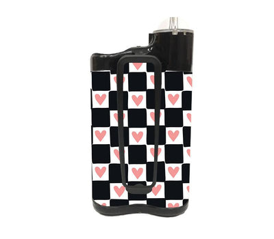 Checkered Hearts Sticker for Medtronic MiniMed 770G & 780G Checkered Hearts Sticker for Medtronic MiniMed 770G & 780G