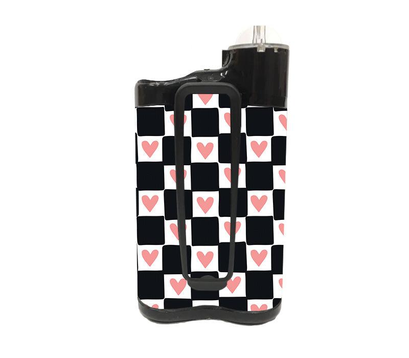 Checkered Hearts Sticker for Medtronic MiniMed 770G & 780G Checkered Hearts Sticker for Medtronic MiniMed 770G & 780G