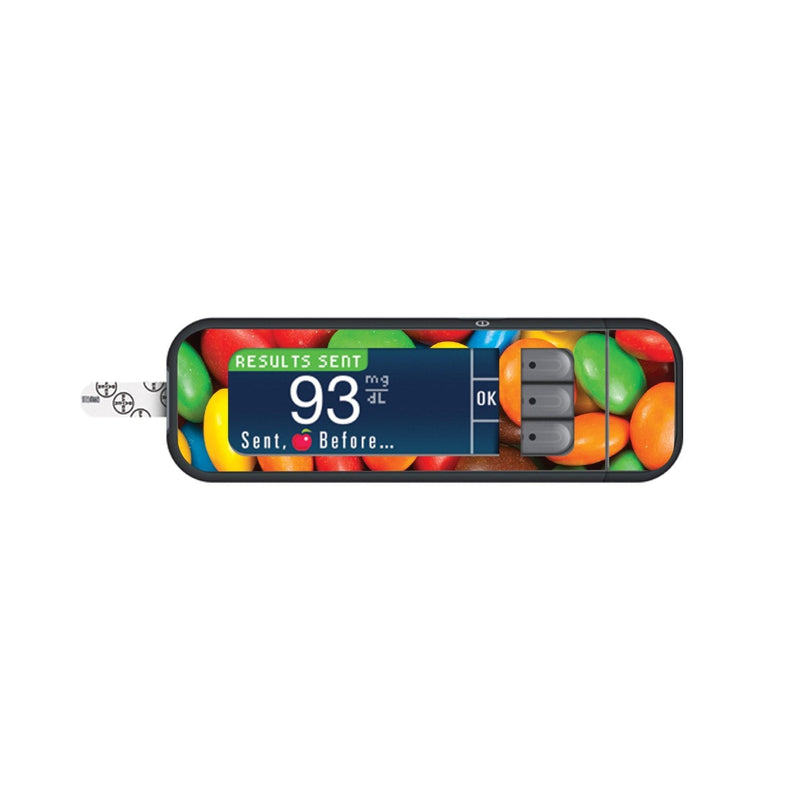 Chocolate Candies Sticker for Bayer Contour Next Glucometer Chocolate Candies Sticker for Bayer Contour Next Glucometer