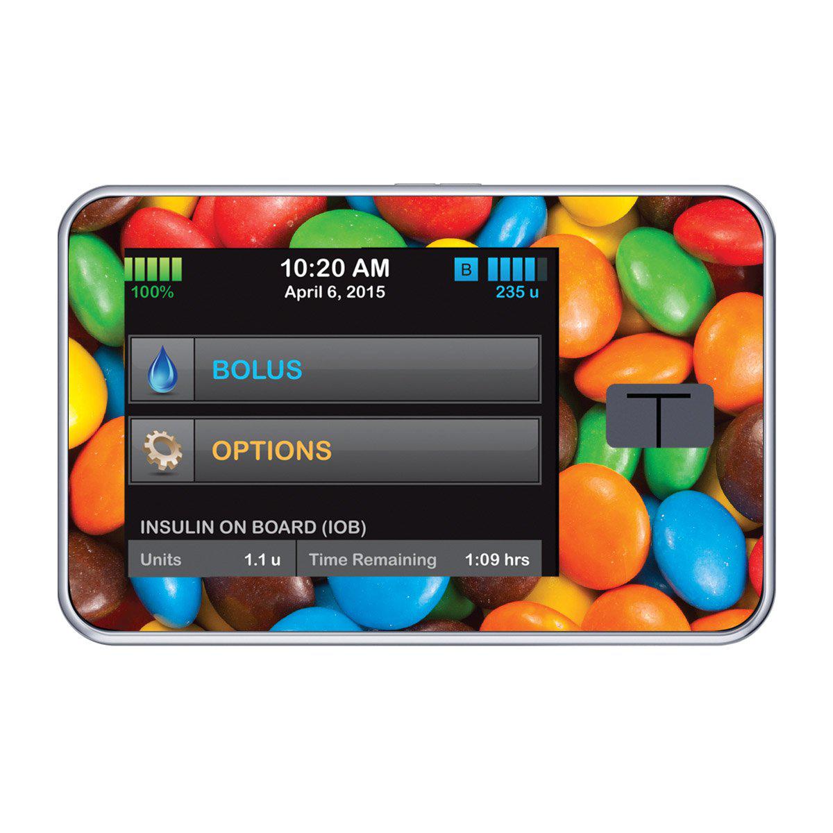 Chocolate Candies Sticker for Tandem t:slim Chocolate Candies Sticker for Tandem t:slim