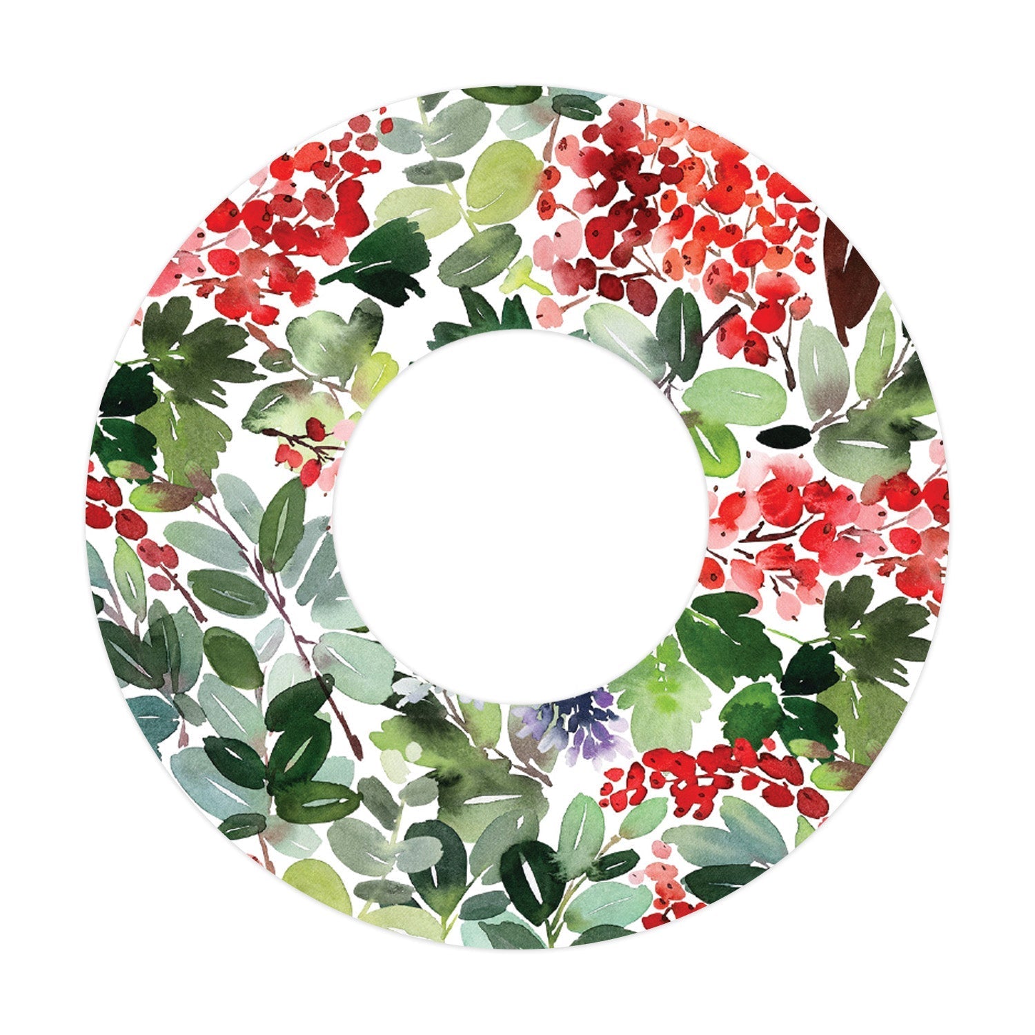 Christmas Berries Freestyle Libre 2 Patch Tape - Pump Peelz Christmas Berries Freestyle Libre 2 Patch Tape - Pump Peelz