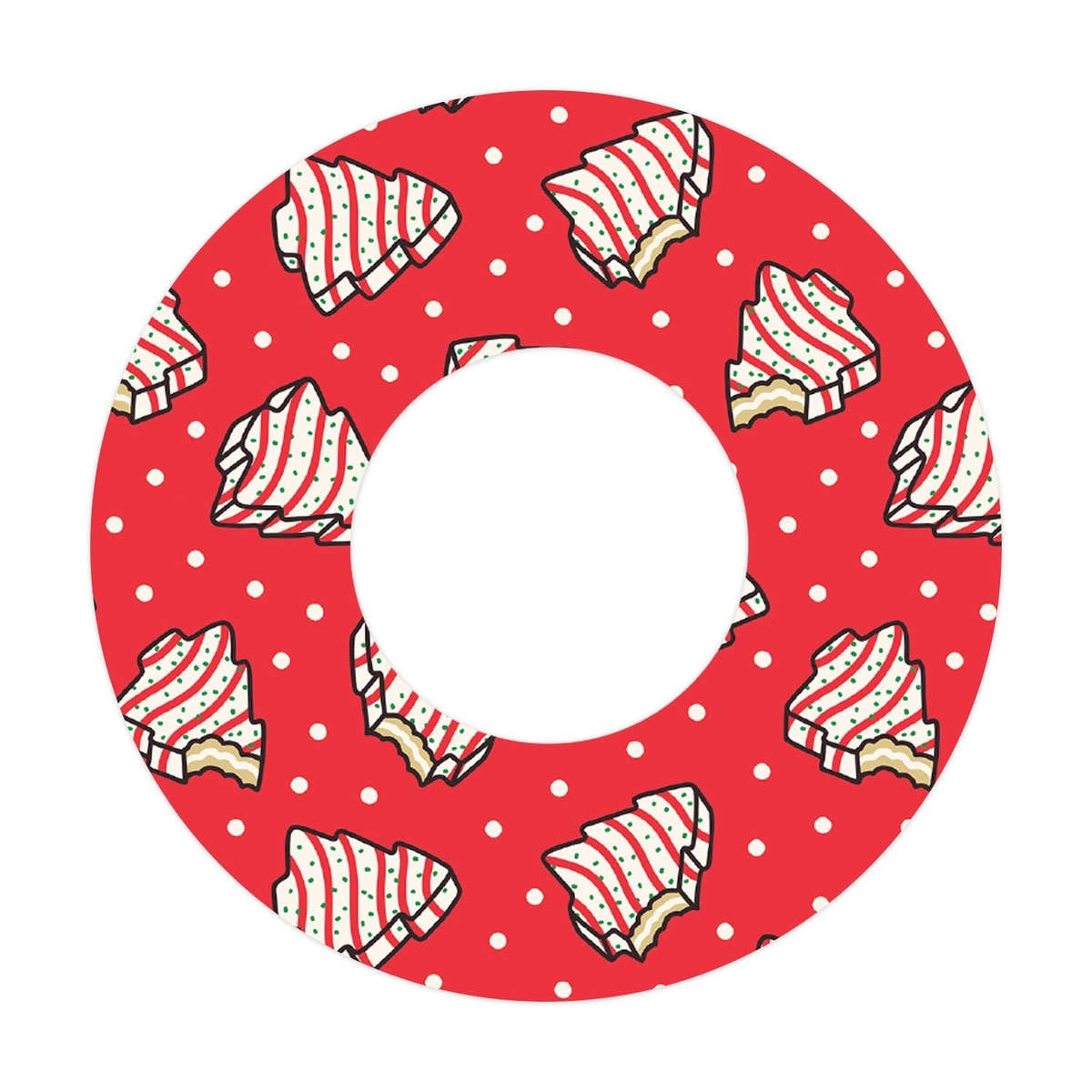 Christmas Cakes Patch Tape Designed for the FreeStyle Libre 2 Christmas Cakes Patch Tape Designed for the FreeStyle Libre 2