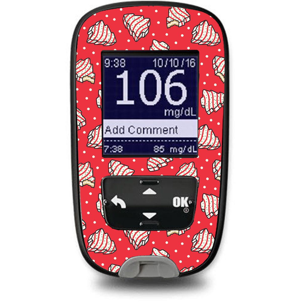 Christmas Cakes Sticker for the Accu-Chek Guide Glucometer Christmas Cakes Sticker for the Accu-Chek Guide Glucometer