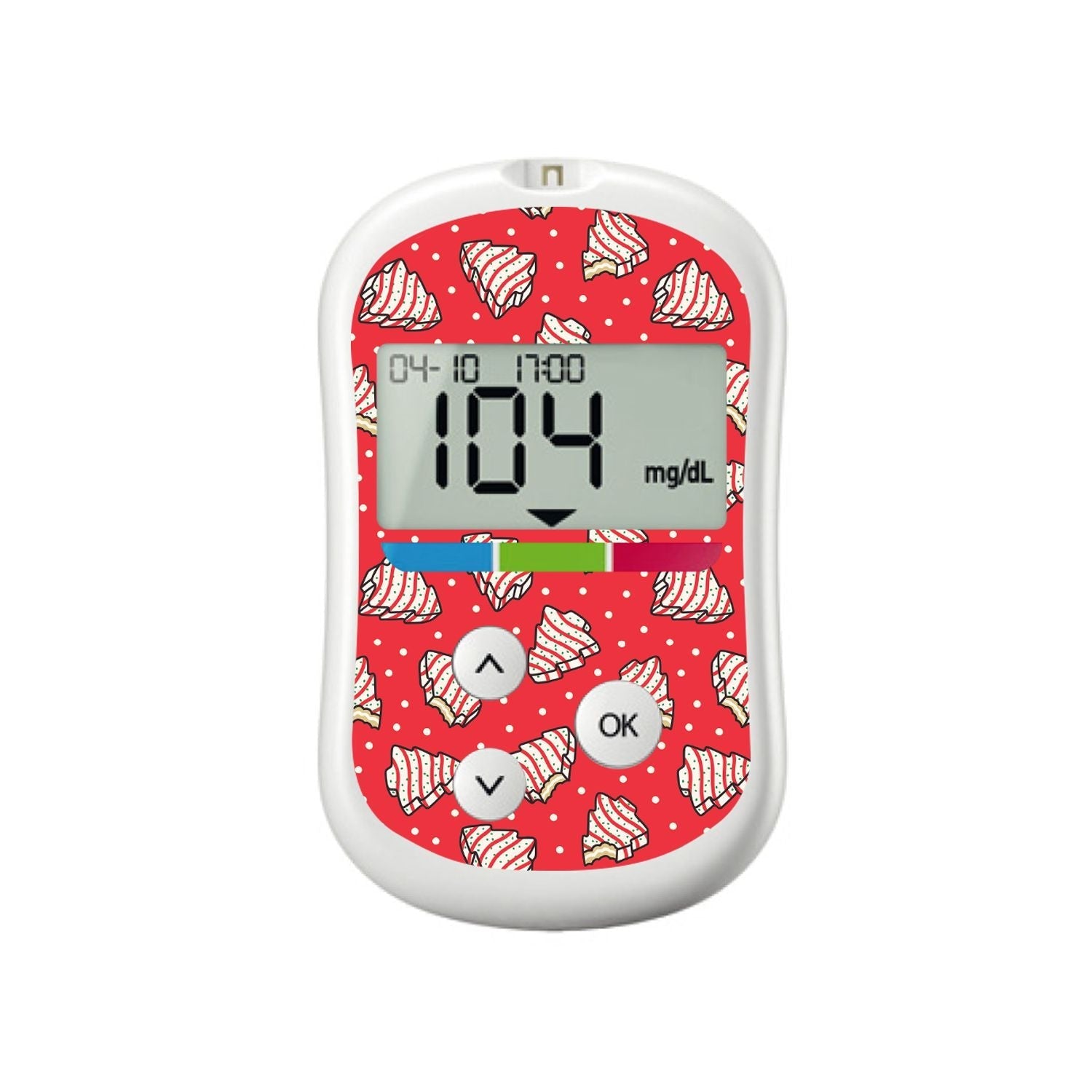 Christmas Cakes for OneTouch Verio Flex Glucometer Christmas Cakes for OneTouch Verio Flex Glucometer