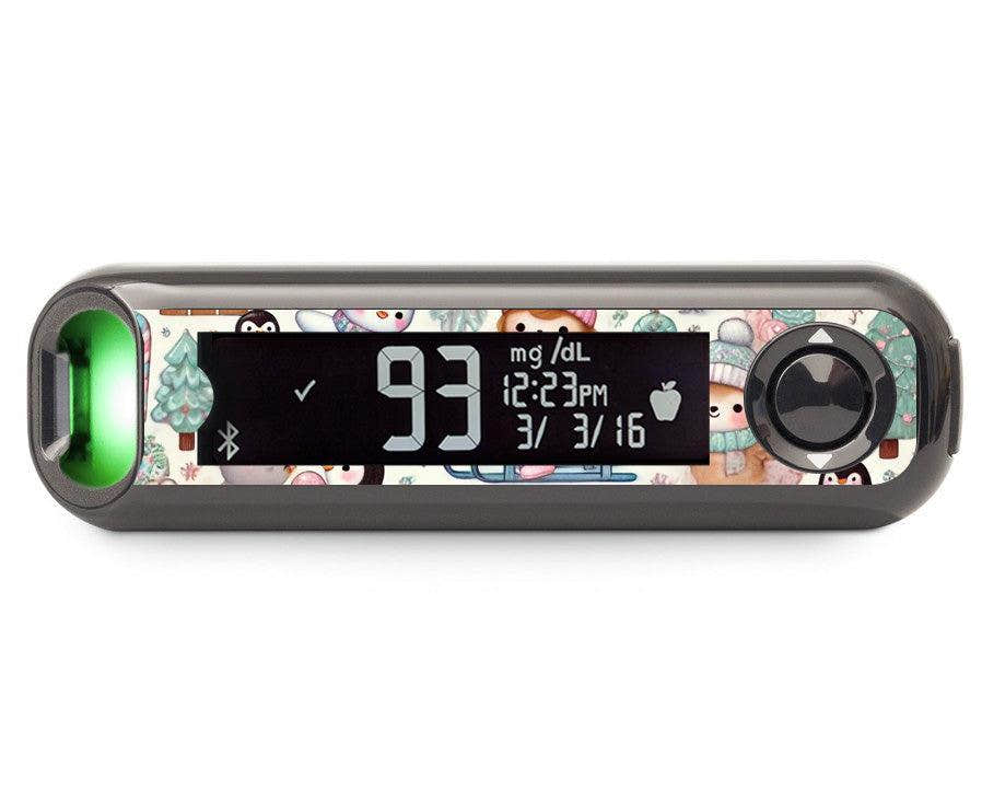 Christmas Scene Sticker for Bayer Contour© Next One Glucometer