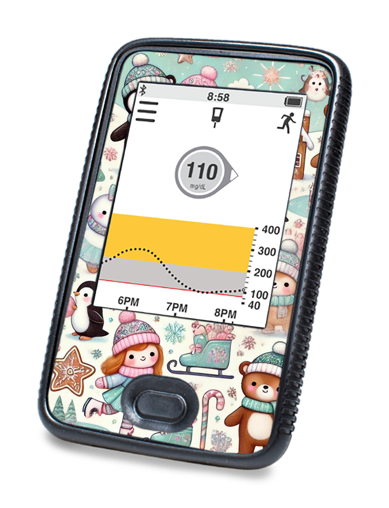 Christmas Scene Sticker for DEXCOM G6 Touchscreen Receiver Christmas Scene Sticker for DEXCOM G6 Touchscreen Receiver