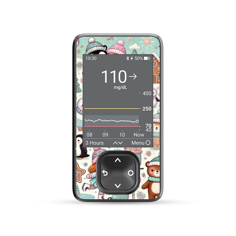 Christmas Scene Sticker for DEXCOM G7 and G6 Touchscreen Receiver Christmas Scene Sticker for DEXCOM G7 and G6 Touchscreen Receiver