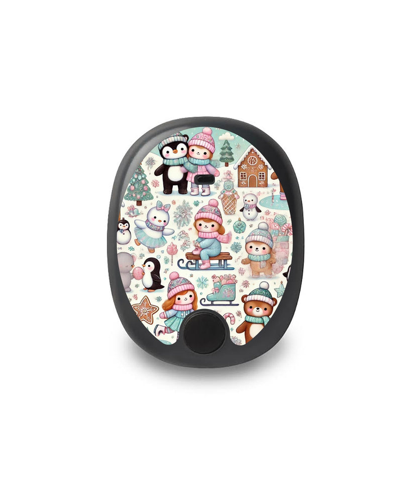 Christmas Scene Sticker for Eversense Smart Transmitter Christmas Scene Sticker for Eversense Smart Transmitter