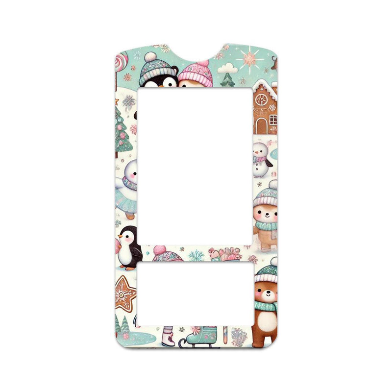Christmas Scene Sticker for OneTouch Verio IQ Glucometer Christmas Scene Sticker for OneTouch Verio IQ Glucometer