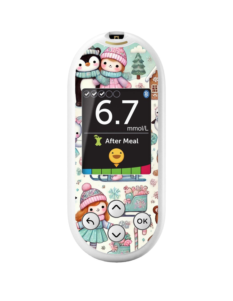 Christmas Scene Sticker for OneTouch Verio Reflect Glucometer Christmas Scene Sticker for OneTouch Verio Reflect Glucometer