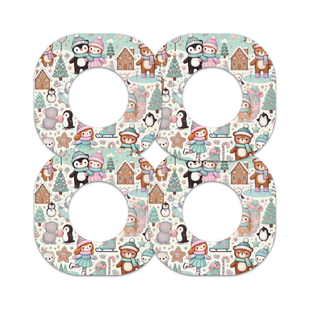 Christmas Scene Dexcom G7 and Stelo Patch Tape - Pump Peelz Christmas Scene Dexcom G7 and Stelo Patch Tape - Pump Peelz