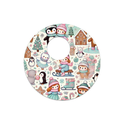 Christmas Scene Sticker Designed for the FreeStyle Libre 3 Plus & Lingo Sensor Christmas Scene Sticker Designed for the FreeStyle Libre 3 Plus & Lingo Sensor