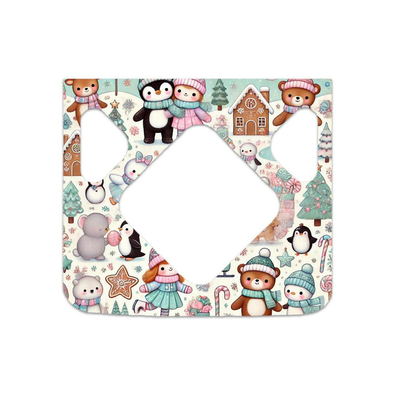 Christmas Scene Sticker for Medtronic MiniMed 770G & 780G Christmas Scene Sticker for Medtronic MiniMed 770G & 780G