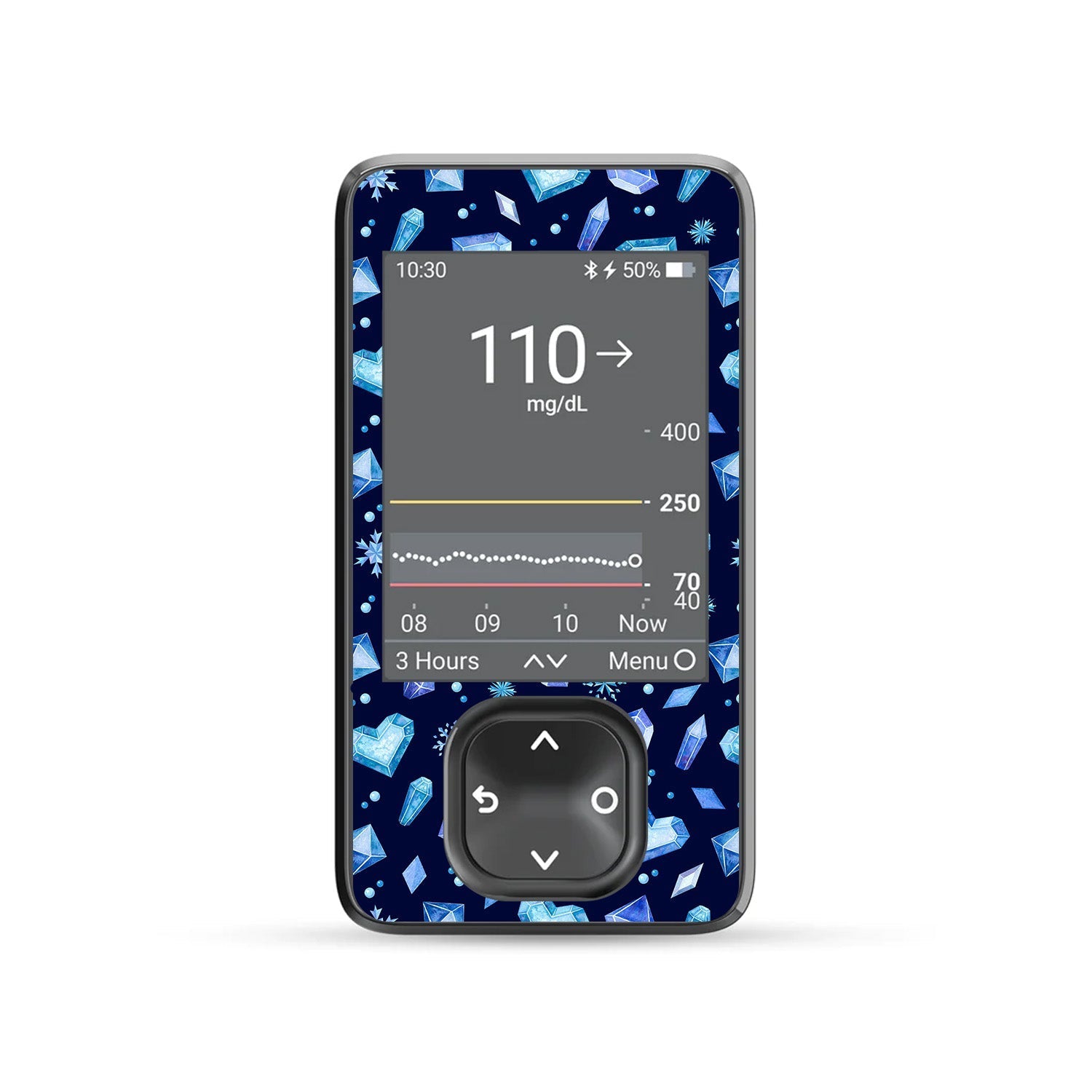 Cold Heart DEXCOM G7 and Stelo and G6 Touchscreen Receiver Sticker Cold Heart DEXCOM G7 and Stelo and G6 Touchscreen Receiver Sticker