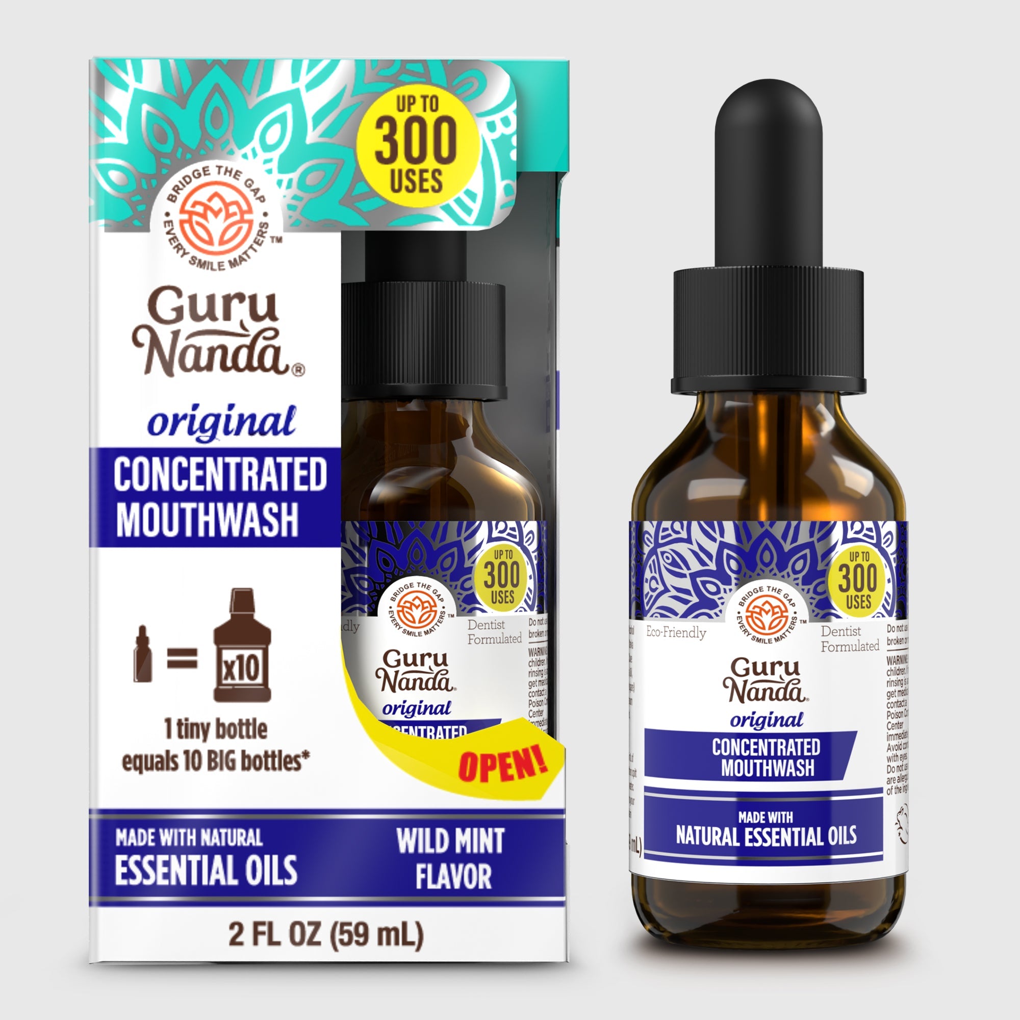 Concentrated Mouthwash, Wild Mint – 2 fl oz Concentrated Mouthwash, Wild Mint – 2 fl oz