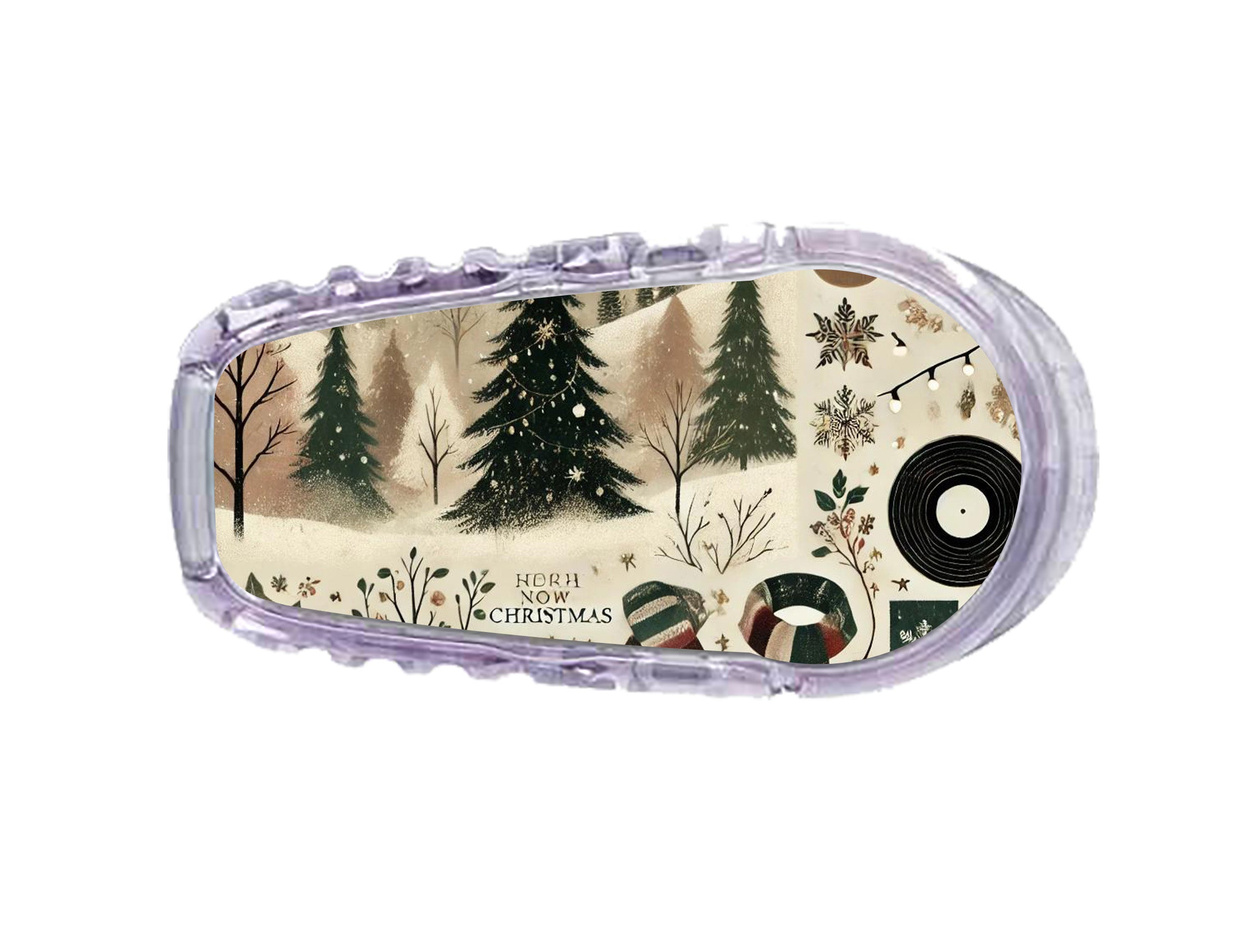Cottagecore Christmas Sticker for Dexcom G6 Transmitter Cottagecore Christmas Sticker for Dexcom G6 Transmitter