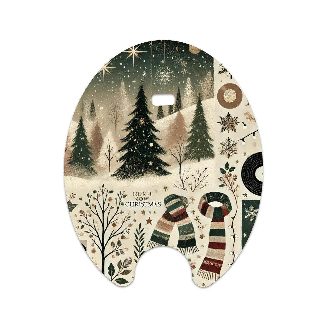 Cottagecore Christmas Sticker for Eversense Smart Transmitter Cottagecore Christmas Sticker for Eversense Smart Transmitter